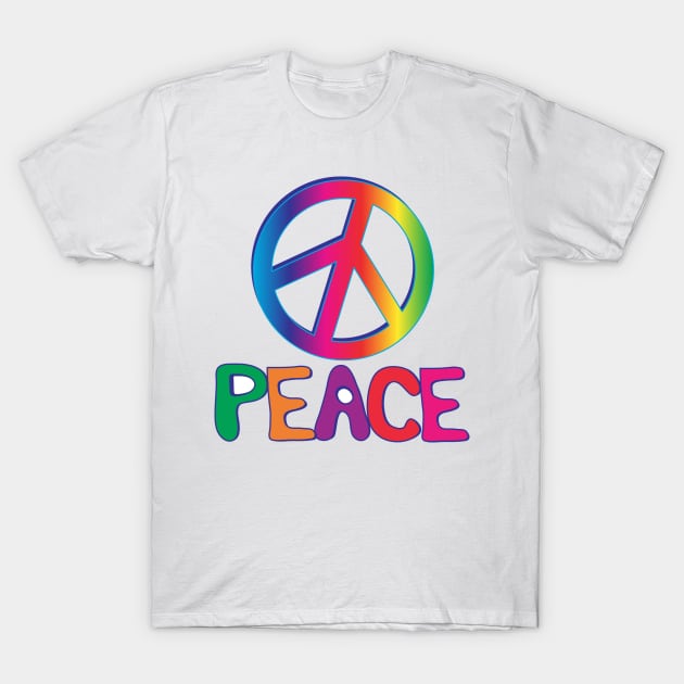 Peace T-Shirt by nikovega21